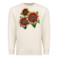 Sandshell Florenza Sunflower Premium Sweatshirt - LillyAllenDesigns