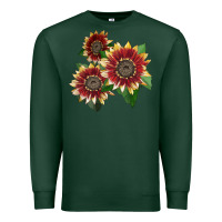 Sports Green Florenza Sunflower Premium Sweatshirt - LillyAllenDesigns