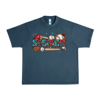 Midnight Navy sister baseball Urban Heavy Tee - Zillion Design Studio