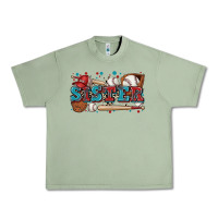 Oil Green sister baseball Urban Heavy Tee - Zillion Design Studio
