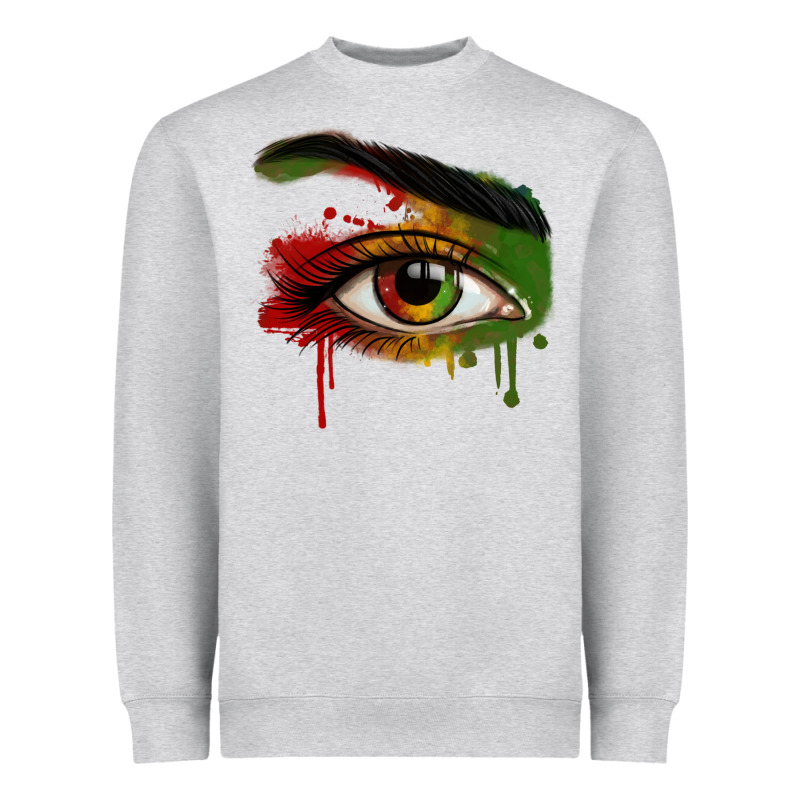 Watercolor Juneteenth Eyes Heavyweight Sweatshirt by RanaPortraitStore | Teevron