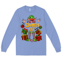 Colony Blue im the clumsy elf Long Sleeve Tee - FaDigitalArtStudio