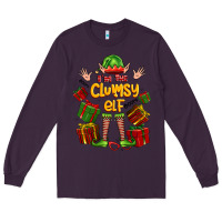 Plum im the clumsy elf Long Sleeve Tee - FaDigitalArtStudio