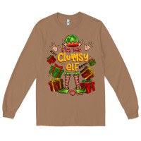 Toasted Coconut im the clumsy elf Long Sleeve Tee - FaDigitalArtStudio
