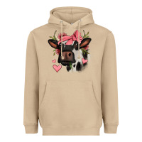 Mushroom valentines day cow Heavyweight Hoodie - Jasminsmagicworld