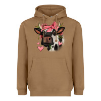 Toasted Coconut valentines day cow Heavyweight Hoodie - Jasminsmagicworld