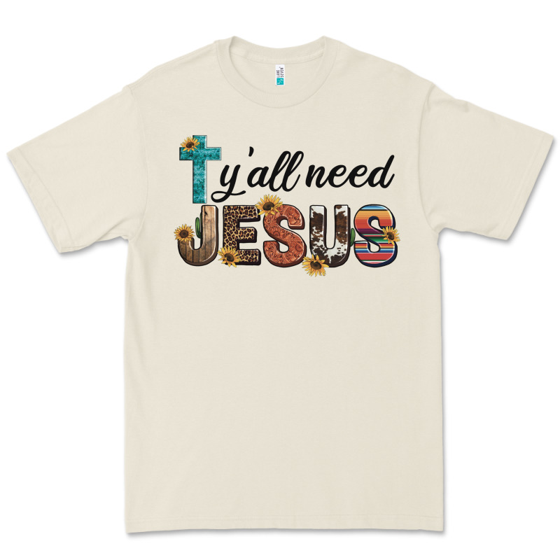 Y'all Need Jesus Premium Tee by Artiststas | Teevron