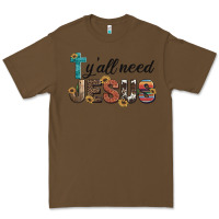 Cacao y'all need jesus Premium Tee - Artiststas