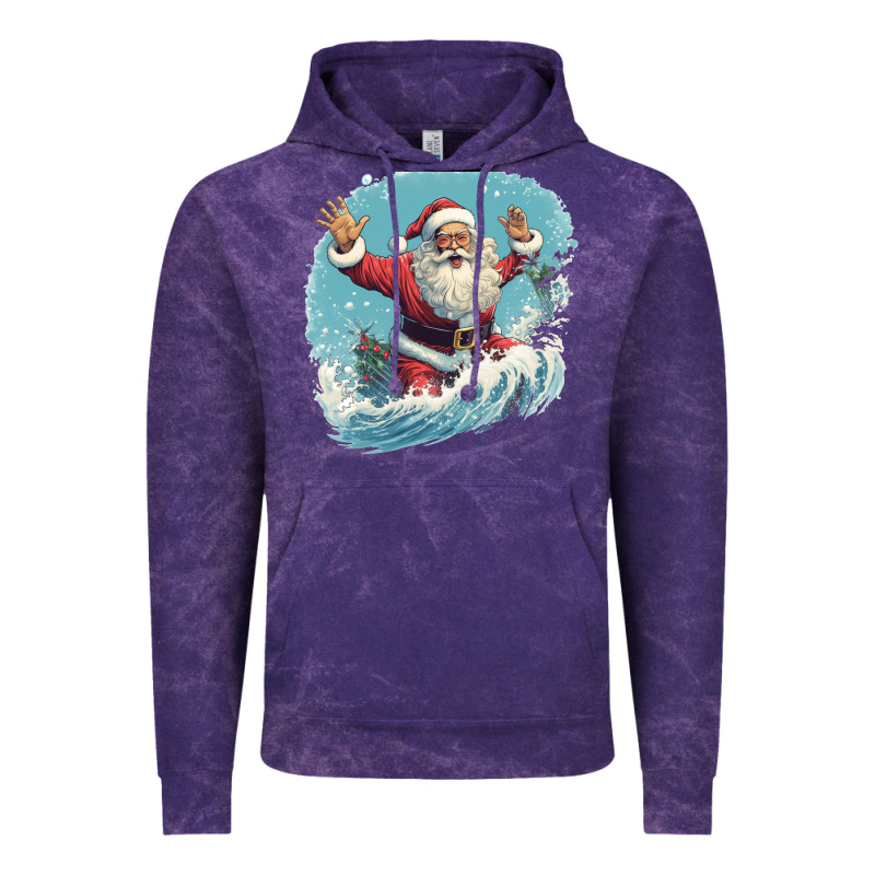 Happy Santa Vintage Hoodie by Unal Design | Teevron