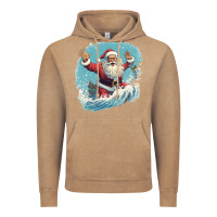 Vintage Coffee happy santa Vintage Hoodie - Unal Design