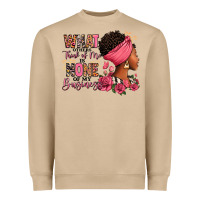 Mushroom What other think of me is none of my business afro Heavyweight Sweatshirt - RanaPortraitStore