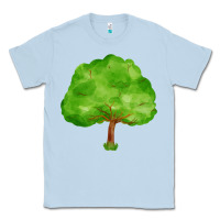 Dusty Blue tree Classic Tee - FaDigitalArtStudio