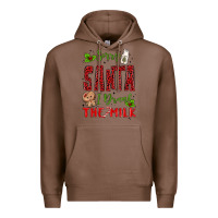 Chestnut sorry santa ı drank the milk Premium Hoodie - MaliasSmallBusiness