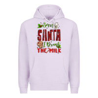 Lilac sorry santa ı drank the milk Premium Hoodie - MaliasSmallBusiness