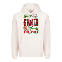 Pale Pink sorry santa ı drank the milk Premium Hoodie - MaliasSmallBusiness