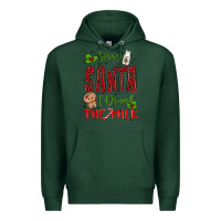 Sports Green sorry santa ı drank the milk Premium Hoodie - MaliasSmallBusiness