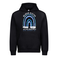 Black we wear blue for autism awareness accept understan Urban Hoodie - Artiststas