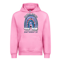 Fuchsia Pink we wear blue for autism awareness accept understan Urban Hoodie - Artiststas