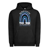 Pigment Black we wear blue for autism awareness accept understan Urban Hoodie - Artiststas