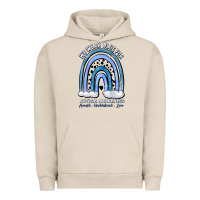 Pigment French Oak we wear blue for autism awareness accept understan Urban Hoodie - Artiststas