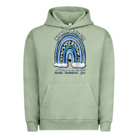 Pigment Oil Green we wear blue for autism awareness accept understan Urban Hoodie - Artiststas