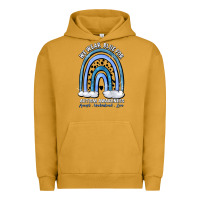 Pigment Peanut Butter we wear blue for autism awareness accept understan Urban Hoodie - Artiststas