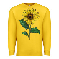 Lemon Sunray yellow sunflower Premium Sweatshirt - LillyAllenDesigns