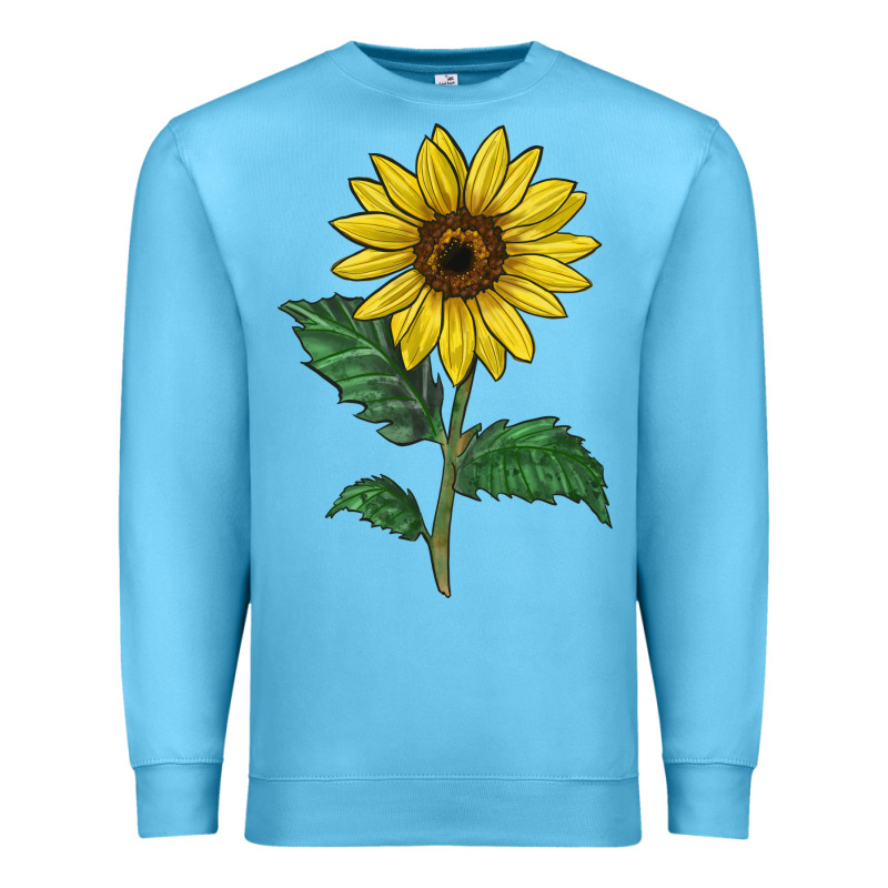 Sunray Yellow Sunflower Premium Sweatshirt by LillyAllenDesigns | Teevron