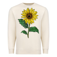 Sandshell Sunray yellow sunflower Premium Sweatshirt - LillyAllenDesigns