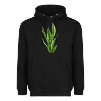 Black snake plant Heavyweight Hoodie - LillyAllenDesigns