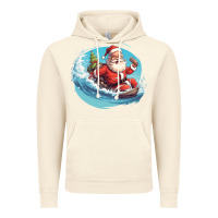 Vintage Artic surf happy santa Vintage Hoodie - Unal Design