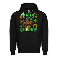 Black lucky cowboy Zipper Hoodie - Artiststas