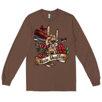Chestnut hair hustler 3 Long Sleeve Tee - SublimationCraftShop