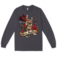 Smoke hair hustler 3 Long Sleeve Tee - SublimationCraftShop