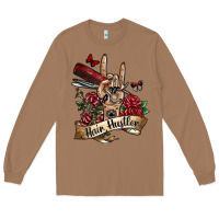 Toasted Coconut hair hustler 3 Long Sleeve Tee - SublimationCraftShop