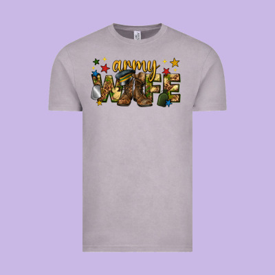 Vintage Tee army wife western