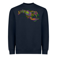 Navy Mardi Gras Crawfish Heavyweight Sweatshirt - RanaPortraitStore