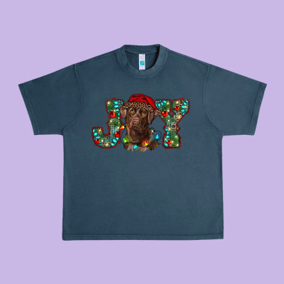 Labrador Retriever Christmas Joy Urban Heavy Tee Designed By Ranaportraitstore