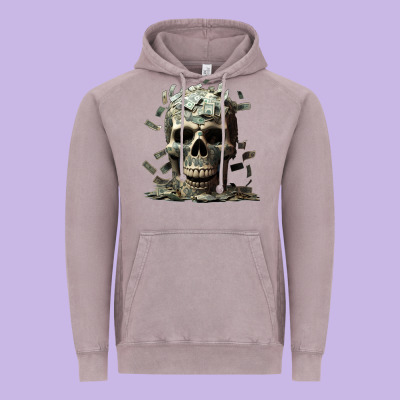 Bad Money Vintage Hoodie Designed By Unal Design