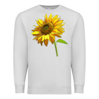Dove Grey sunflower Premium Sweatshirt - LillyAllenDesigns