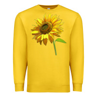 Lemon sunflower Premium Sweatshirt - LillyAllenDesigns