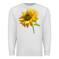 Oatmeal Heather sunflower Premium Sweatshirt - LillyAllenDesigns