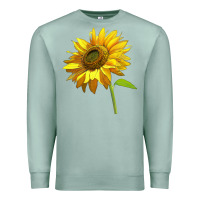 Seafoam sunflower Premium Sweatshirt - LillyAllenDesigns