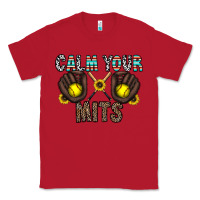 Red calm your mits Classic Tee - CowhideDigitalArt