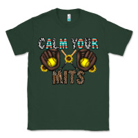 Sports Green calm your mits Classic Tee - CowhideDigitalArt