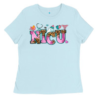 Baby Blue nicu Ladies Tee - AdoDesignShop