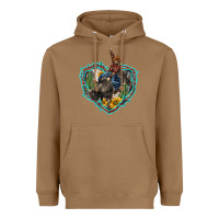 Toasted Coconut western heart bullfighter  cactus sunflower aztek pattern Heavyweight Hoodie - BarkalooDesign