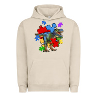 Pigment French Oak autism t rex Urban Hoodie - Artiststas