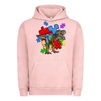 Pigment Salmon autism t rex Urban Hoodie - Artiststas