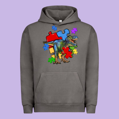 Autism T Rex Urban Hoodie Designed By Artiststas